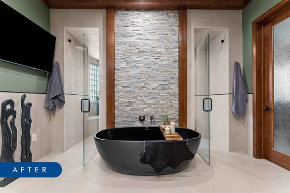 medford design build master bathroom remodel in arlington, tx