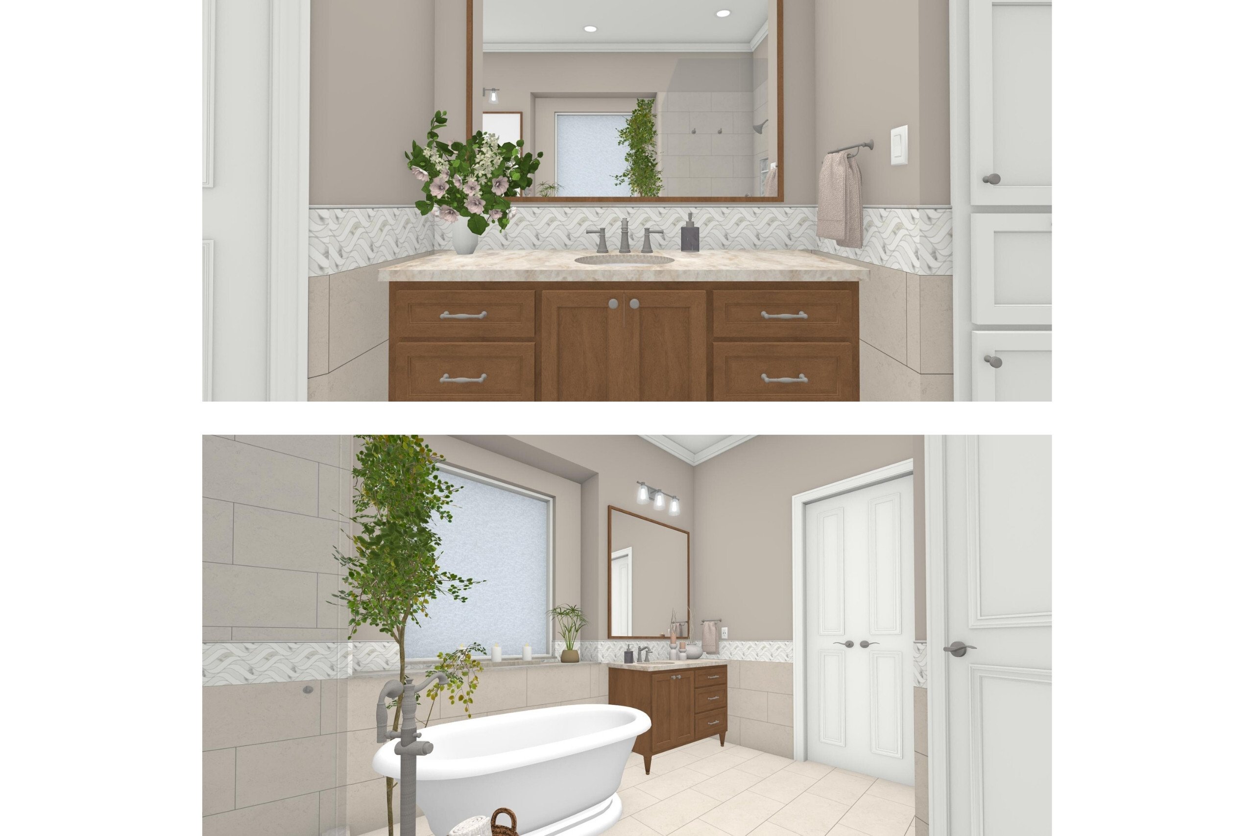 Medford Design-Build colleyville, tx remodel 3d renderings 
