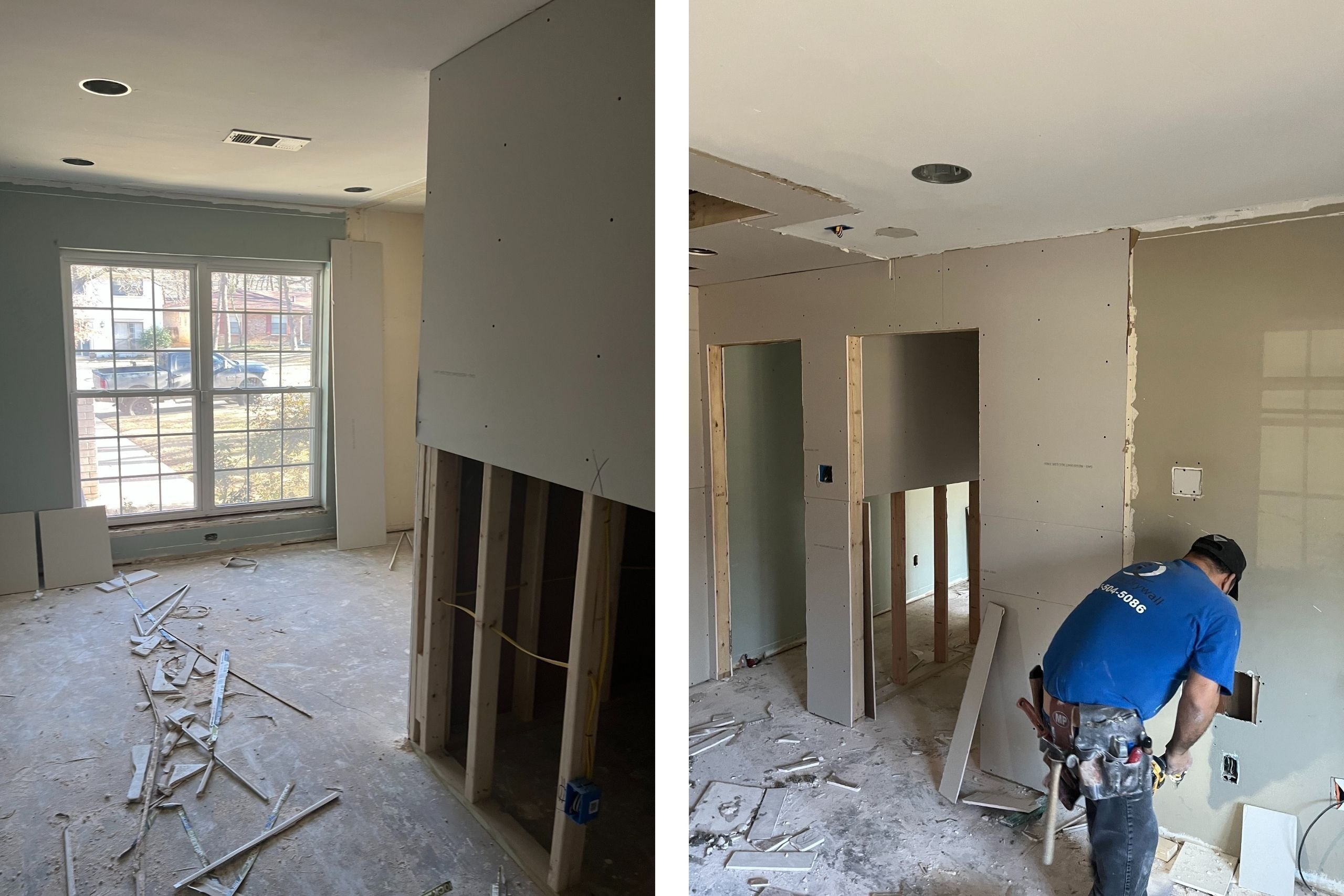 Medford Design-Build home office remodel in Arlington, TX