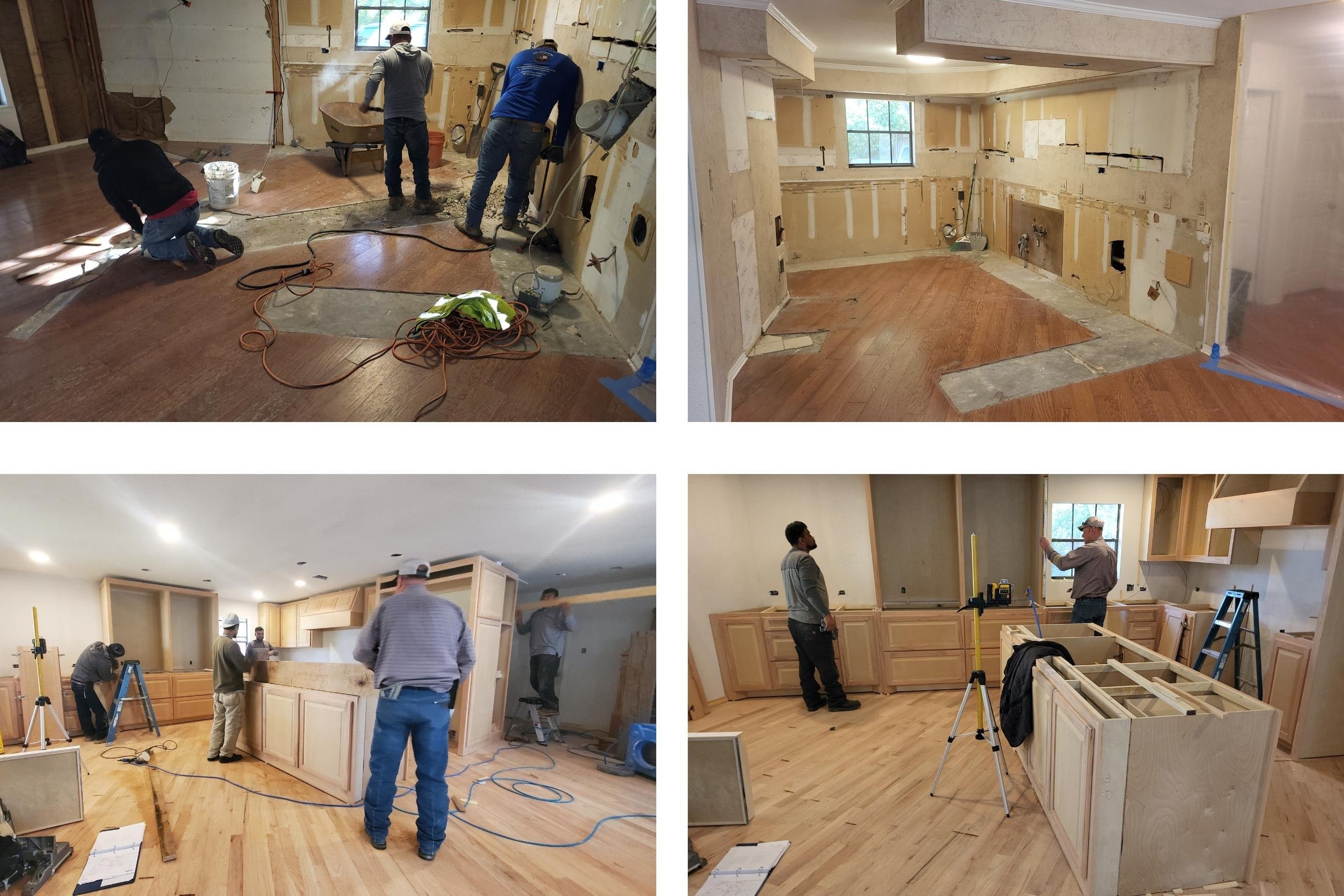 Medford Design-Build kitchen remodel construction in Arlington, TX