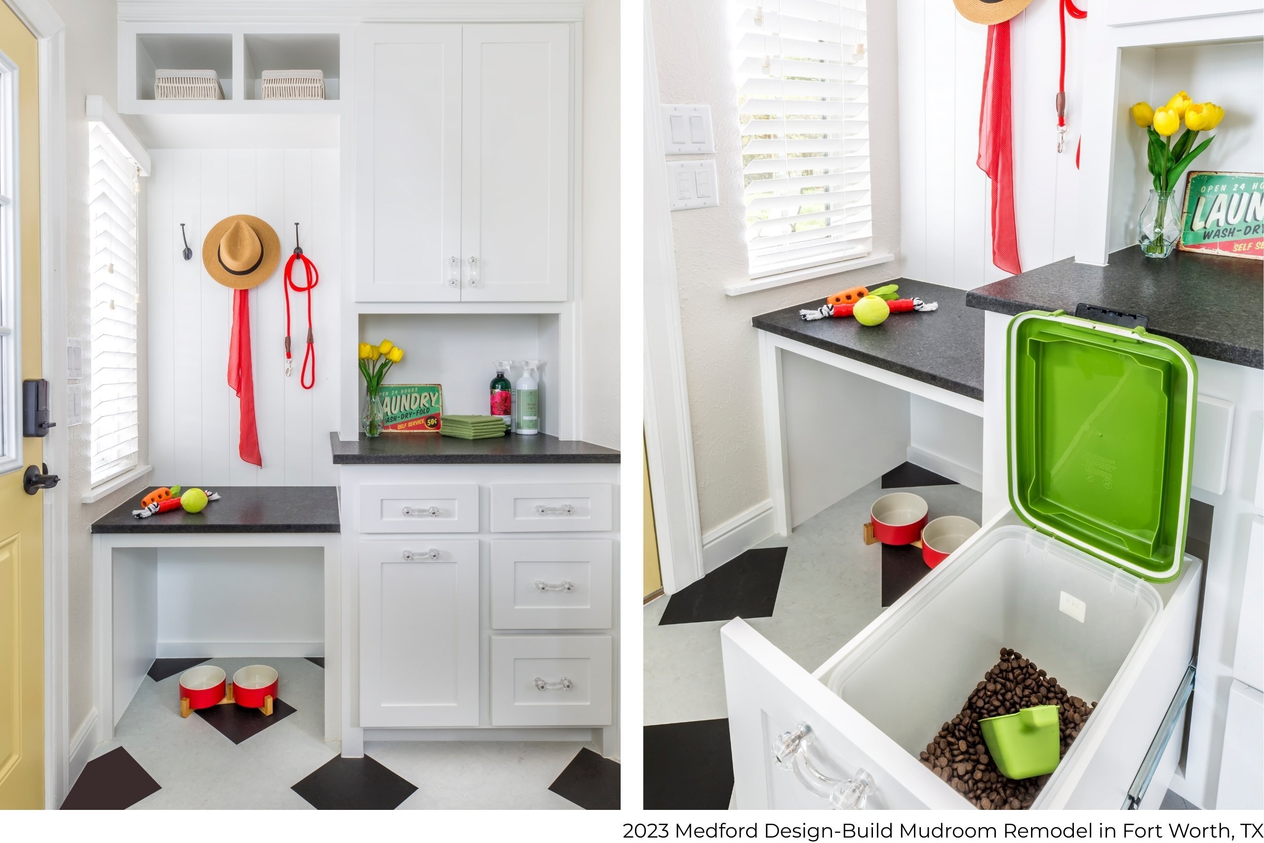 Medford Design-Build mudroom remodel in Fort Worth, TX