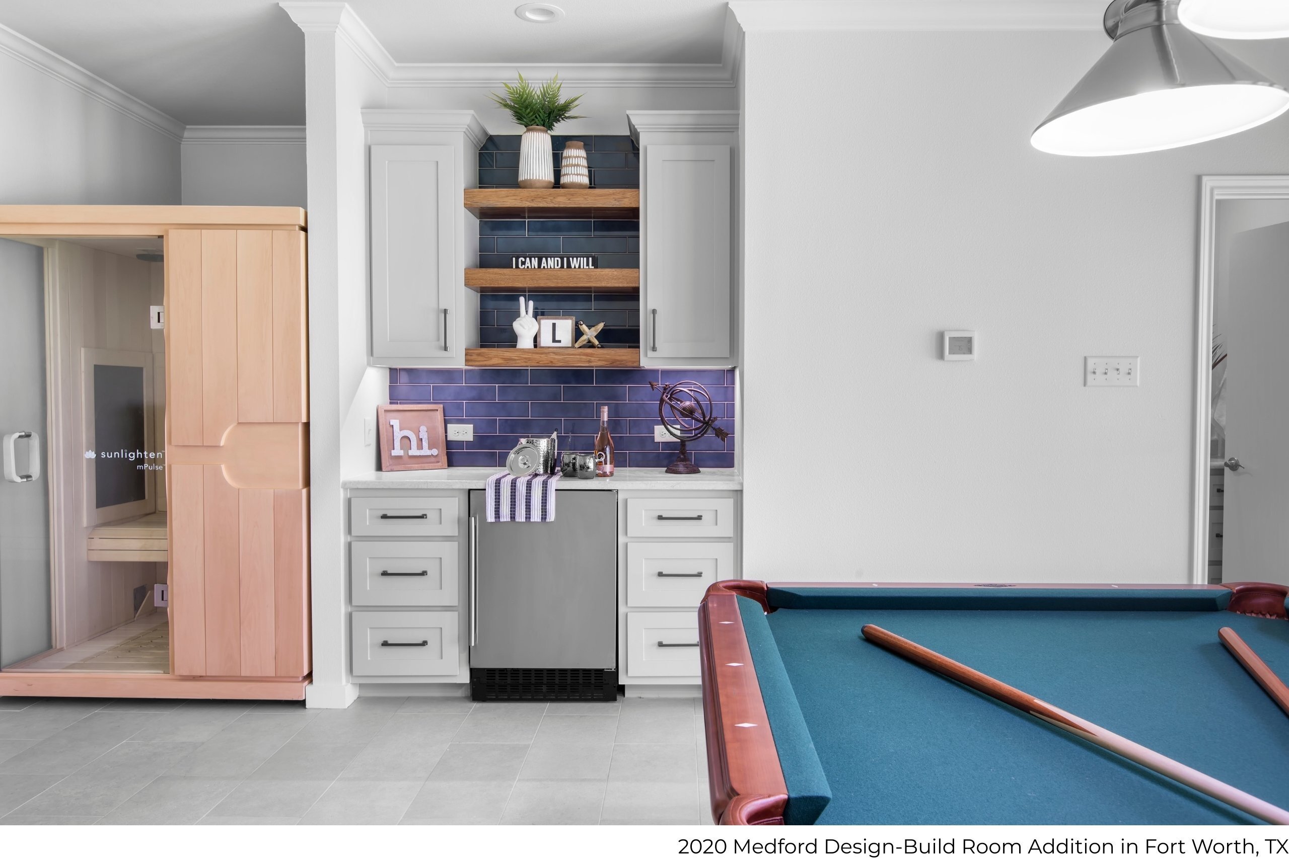 Medford Design-Build rom addition in Fort Worth, TX