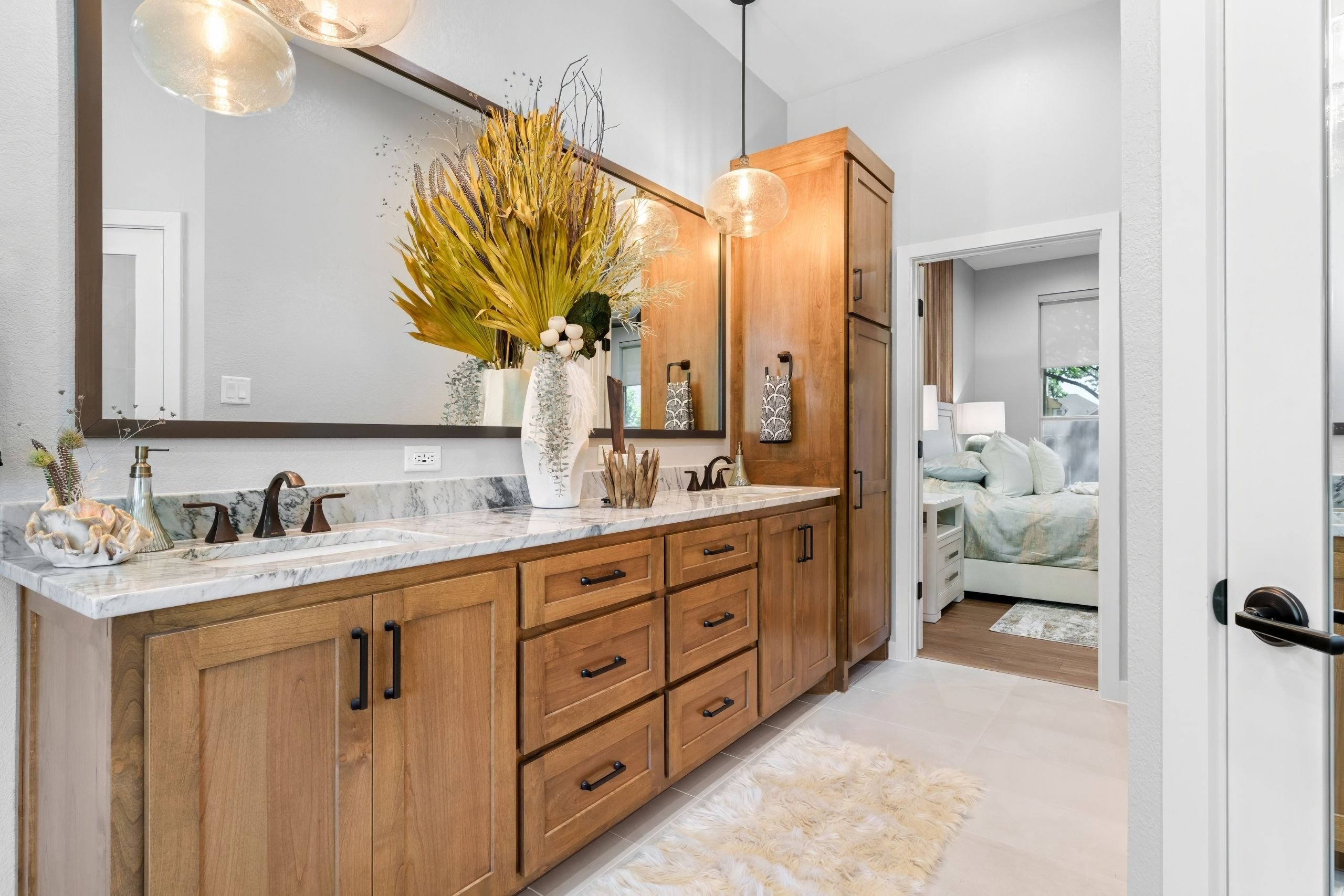 Medford Design-Build master bathroom remodel in Fort Worth, TX
