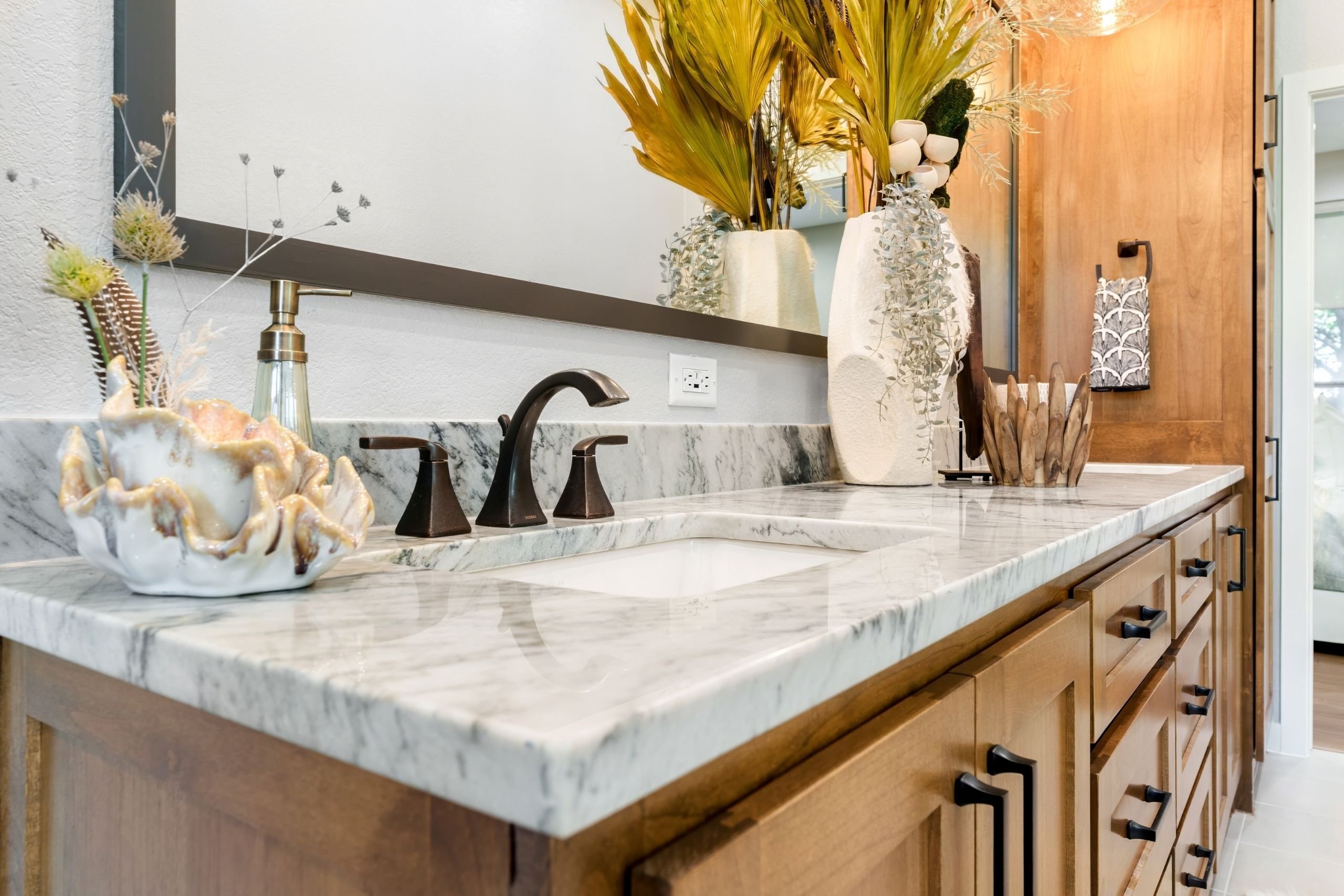 Medford Design-Build master bathroom remodel in Fort Worth, TX