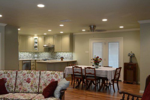 Expanded Kitchen and Dining Room