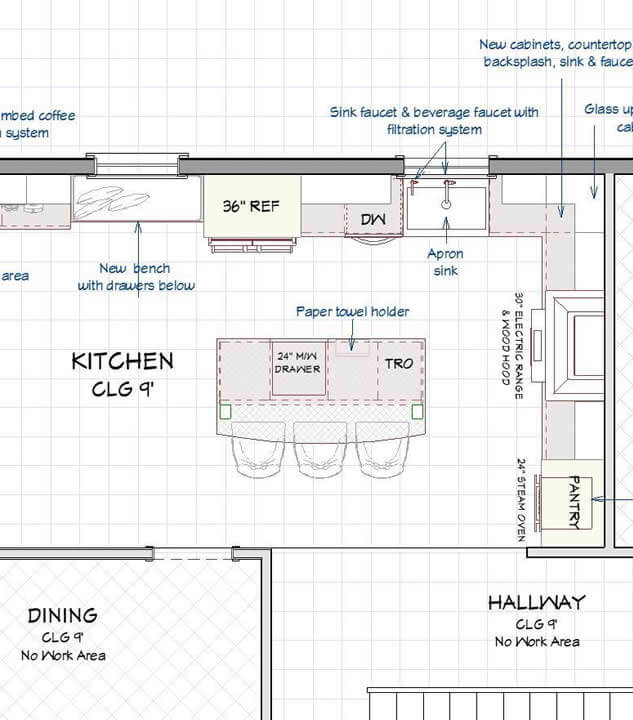 Drawing of Floor Plans