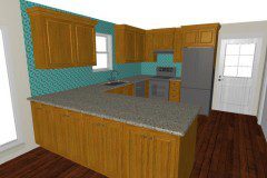 Kitchen Remodel via Wall Removal