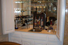 BEFORE: Cabinet before the remodel.