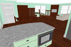 Expanded Kitchen and Dining Room