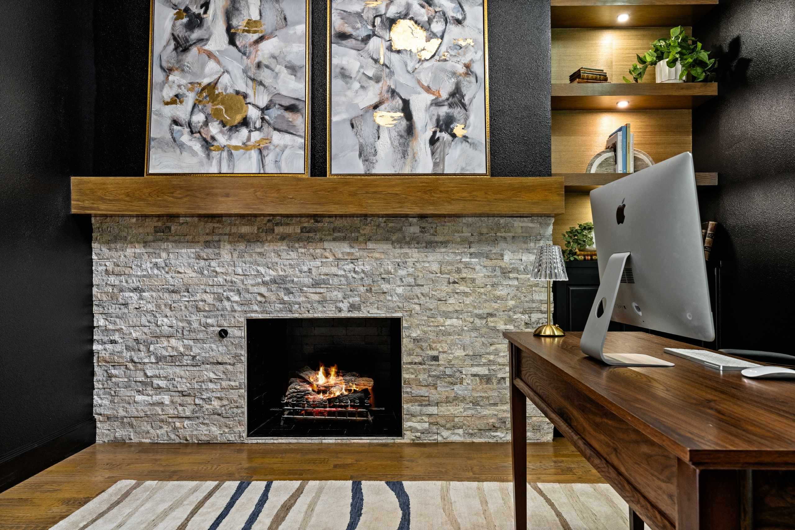 A Colleyville, TX Home Office Conversion & Bathroom Addition