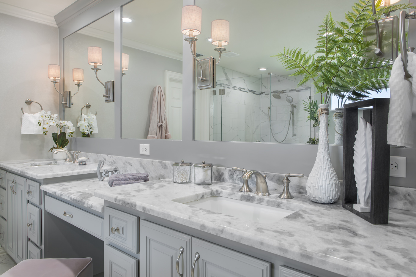 A Glamorous Master Suite Addition & Garage Conversion