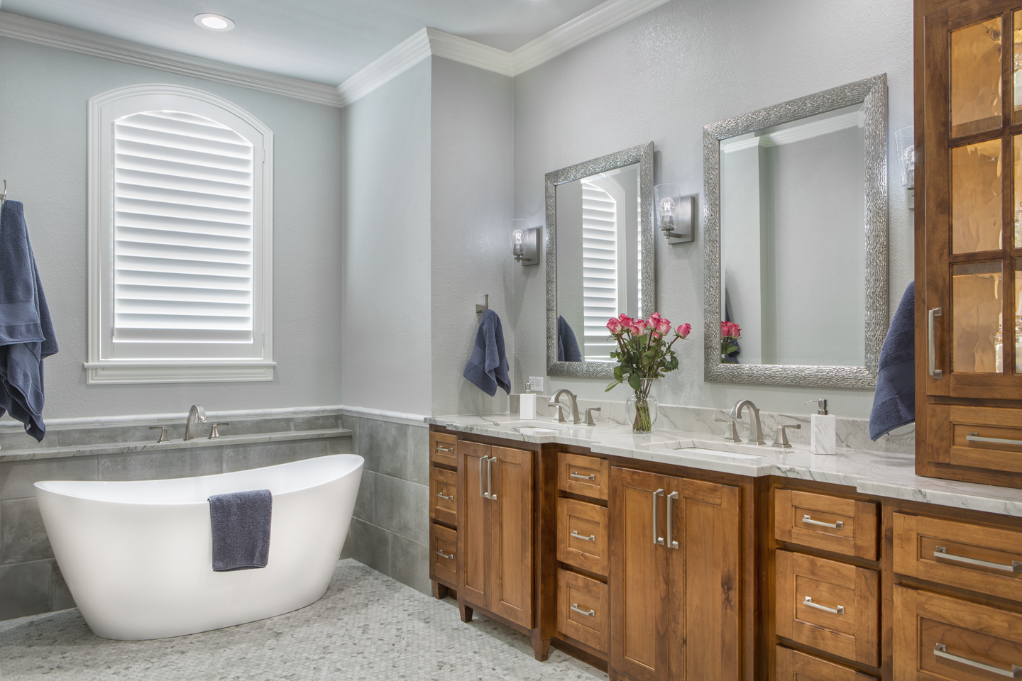 A 27-Year-Old Master Bathroom Gets a New Look: Medford Remodeling A 27-Year-Old Master Bathroom Gets a New Look: Medford Remodeling