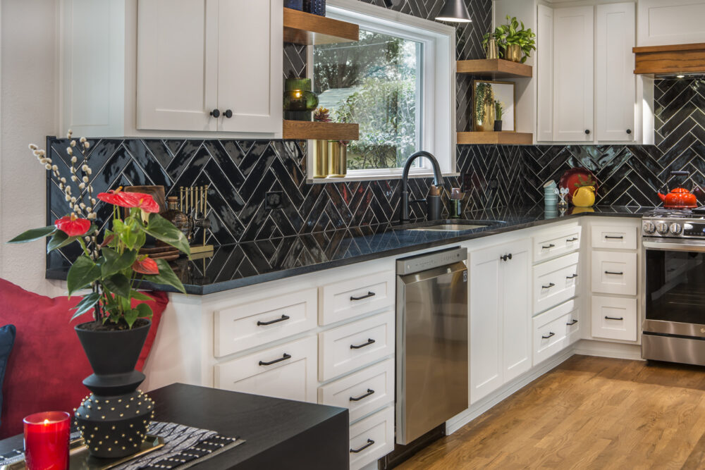 A 1950’s Arlington Kitchen Gets A Bold New Look