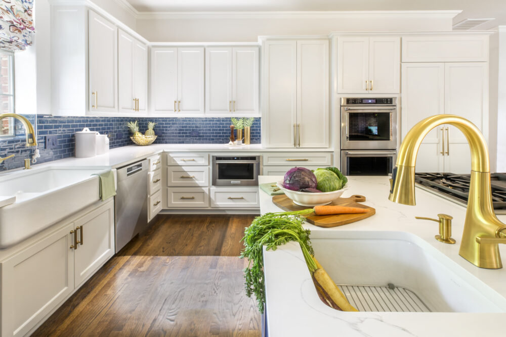 Going for Gold! A Colleyville Kitchen & Family Room Transformation