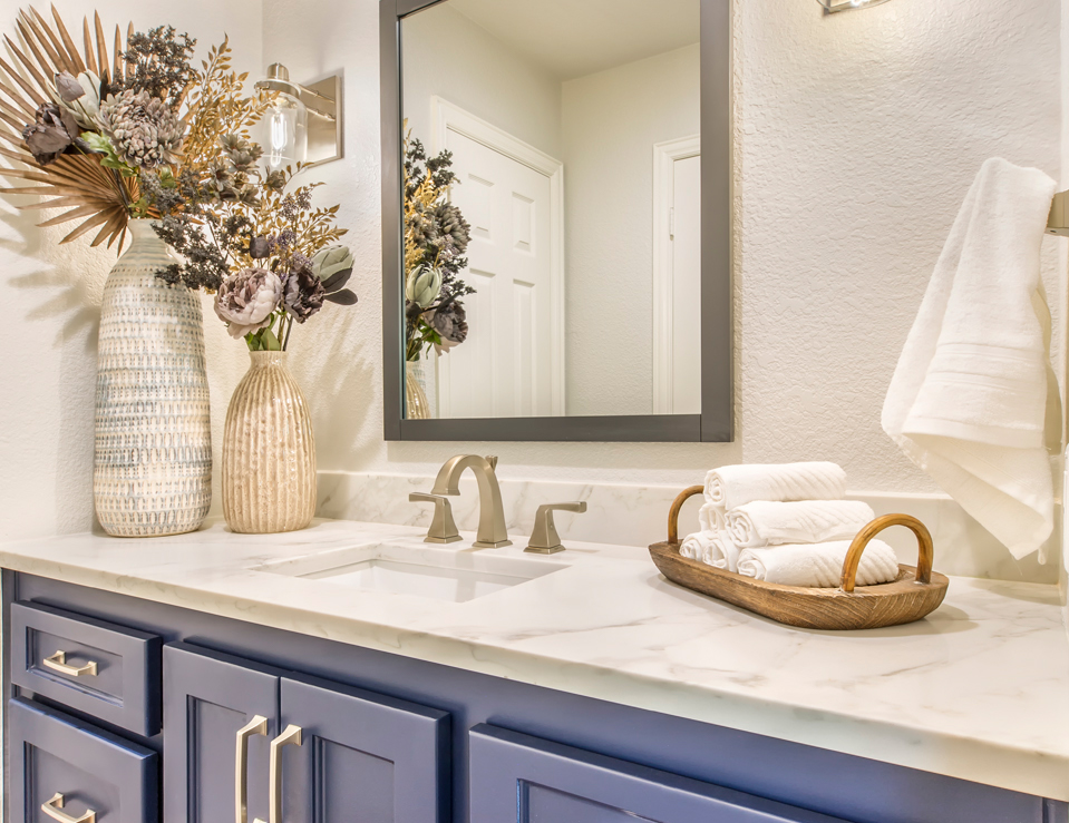 Twice as Nice: A Jack & Jill Bathroom Makeover in Colleyville, TX Twice as Nice: A Jack & Jill Bathroom Makeover in Colleyville, TX