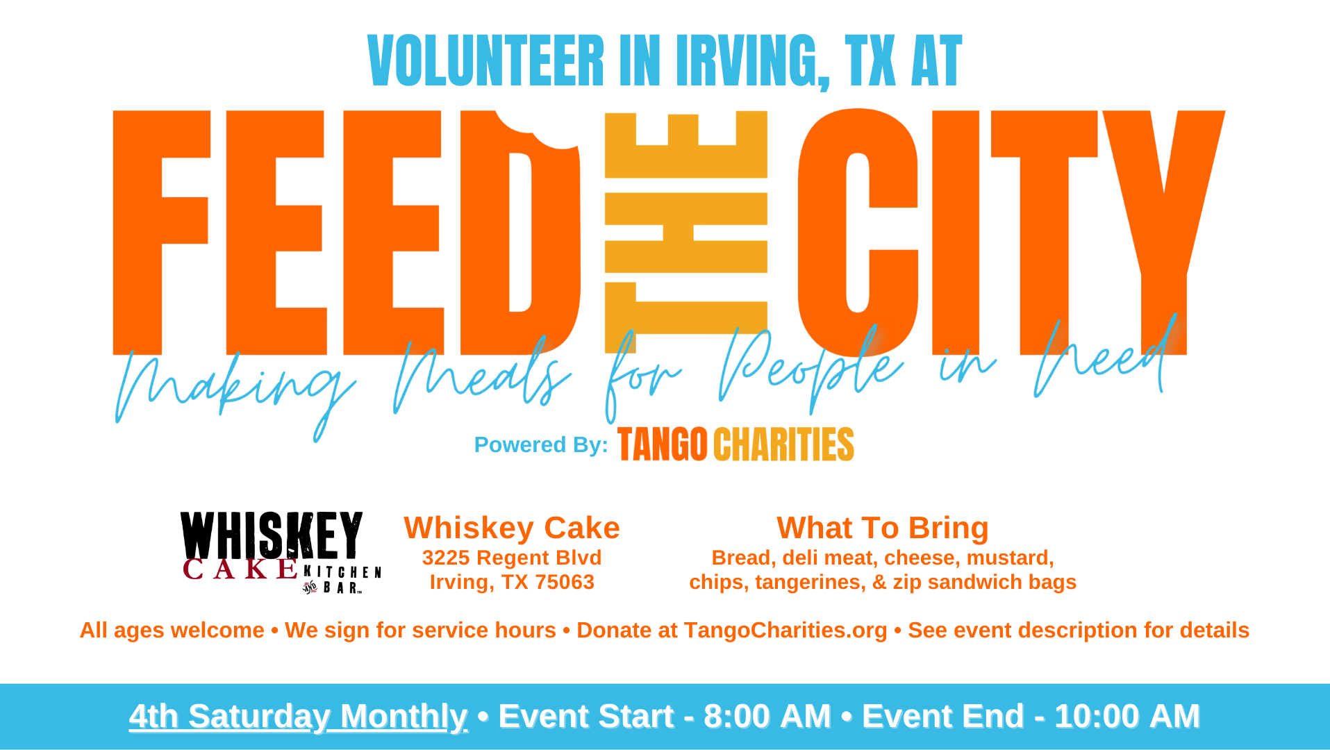 Tango Charities: Feed the City Irving Tango Charities: Feed the City Irving