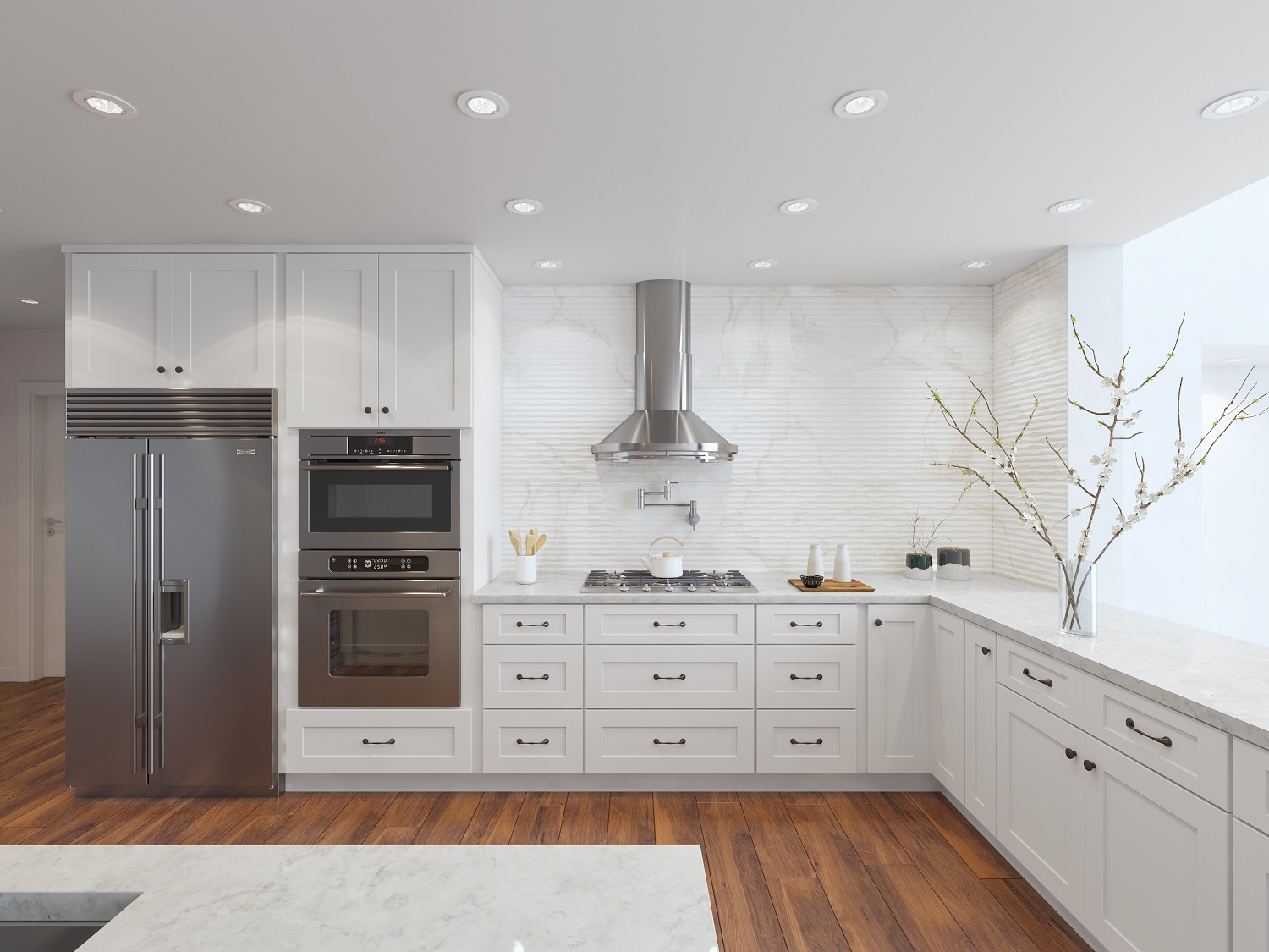 Shaker-Style Kitchen Remodeling - Medford Design-Build Shaker-Style Kitchen Remodeling - Medford Design-Build