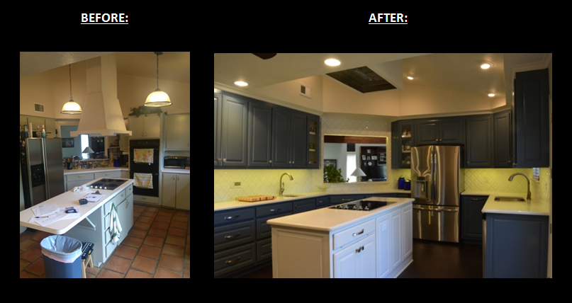 Kitchen Remodel Before and After