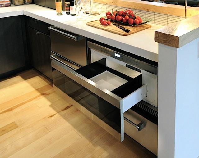Microwave Drawer In Island