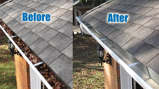 Clear gutters before spring storms 