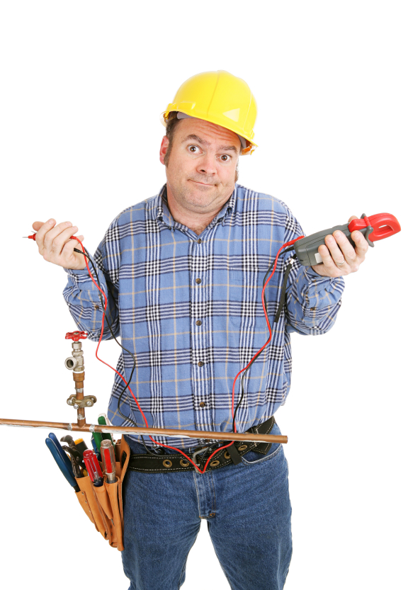 Electrician Confused by Plumbing