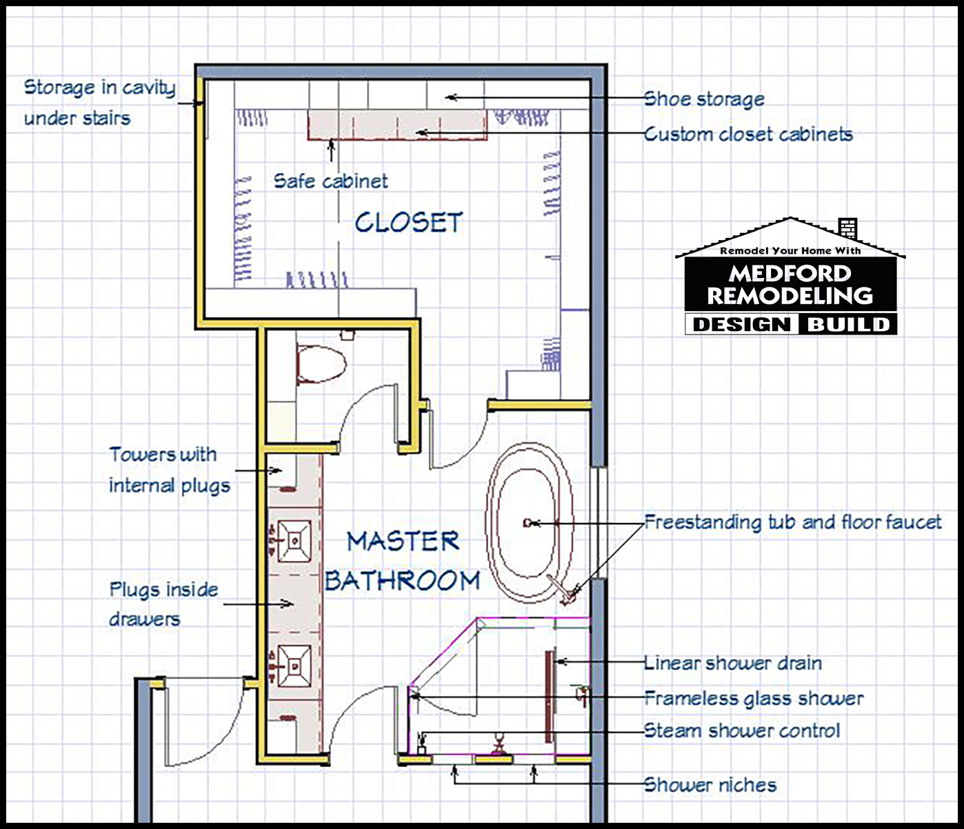 Master Bath Designs Floor Plans floorplans click