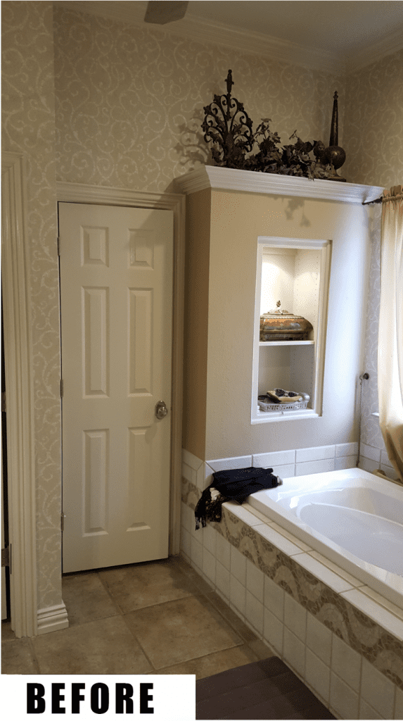 A Glamorous Master Bathroom Renovation