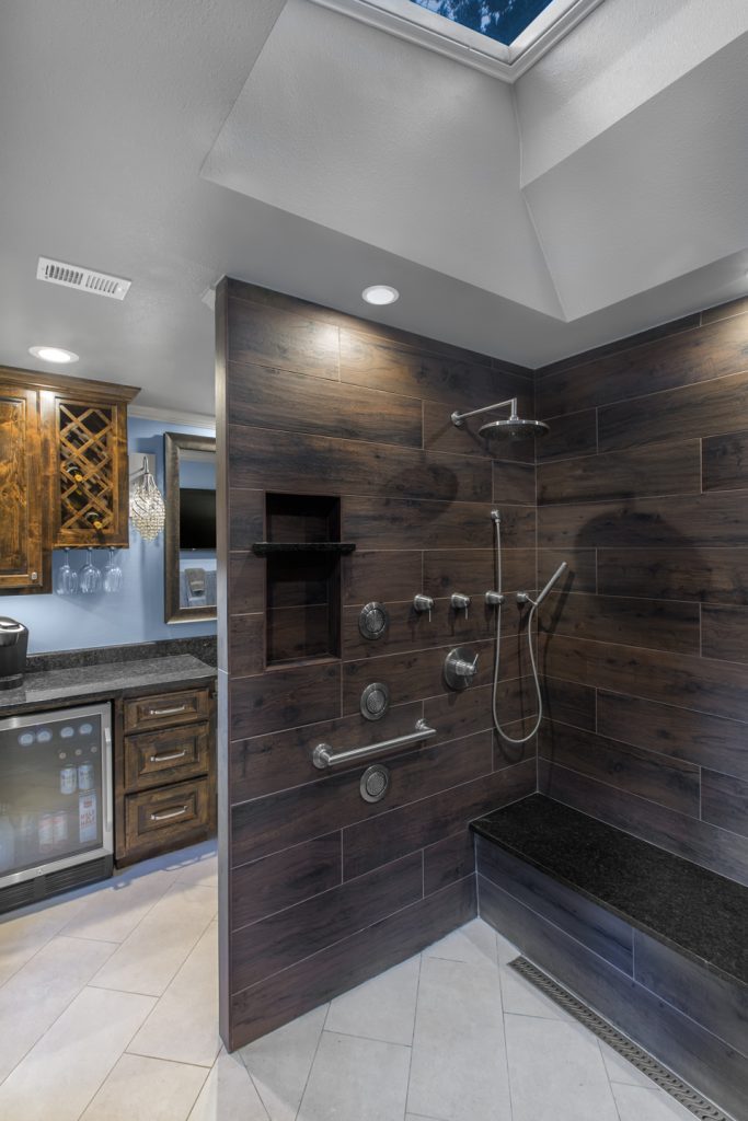 A Luxurious Indoor-outdoor Master Bathroom Addition