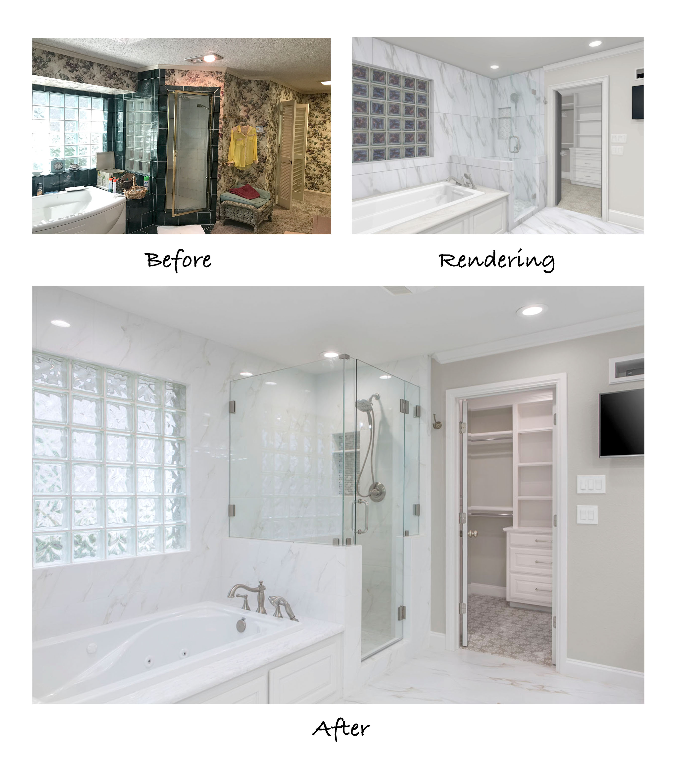 Whole House Remodel Part 3: The Master Bathroom & Closet - Medford