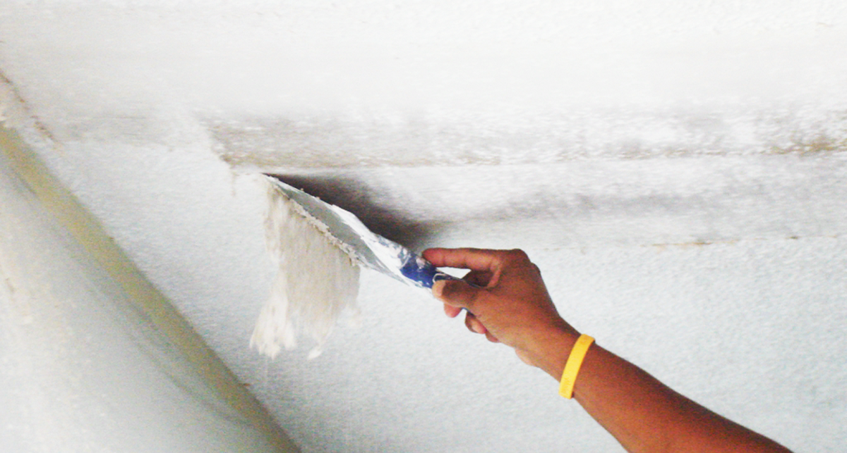 How Do I Refinish A Popcorn Ceiling, Remove Popcorn Ceilings Yourself