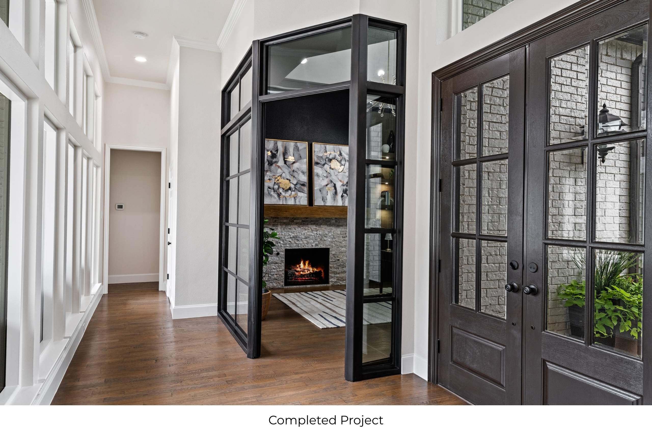Colleyville, TX home office conversion and powder bath addition